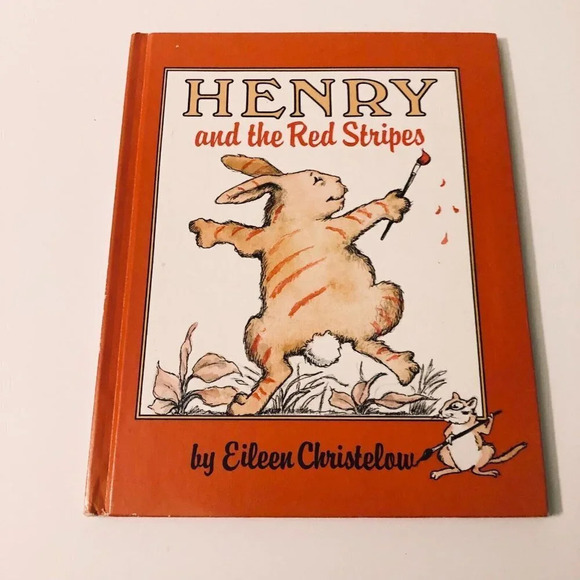 Vintage 1982 Henry and the Red Stripes Hardcover Eileen Christelow - Picture 14 of 14